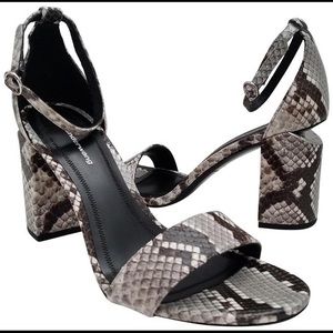 Alexander Wang Abby Snake Print Heel